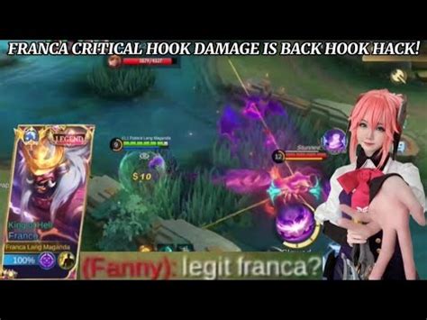 FRANCA IS BACK BUT LOSESTREAK INTENSE RANK GAME MATCH MLBB YouTube