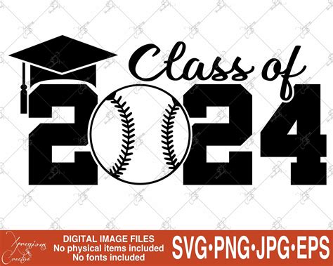 Senior Svg Class Of Graduate Baseball Svg Graduation Svg