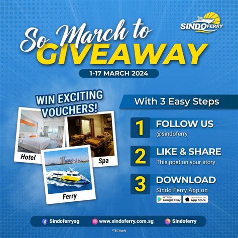 So March Giveaway Visit Batam Bintan Balai SINDO FERRY SINGAPORE