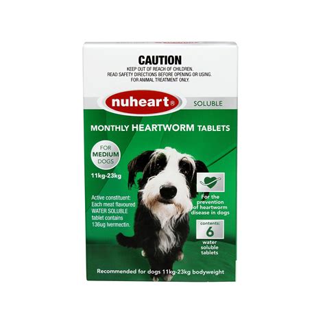 Nuheart Soluble Monthly Heartworm Tablets Vet N Pet Direct