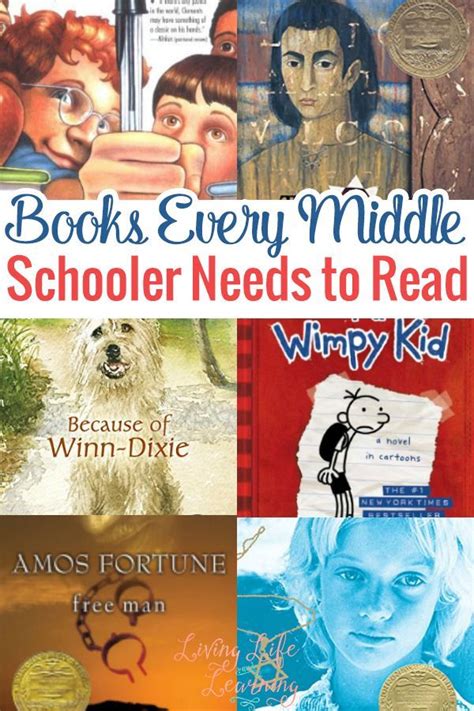 Books Every Middle Schooler Should Read Middle School Books Middle