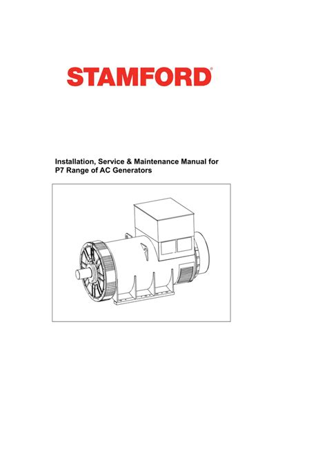 Stamford Generator Wiring Diagram Manual Pdf