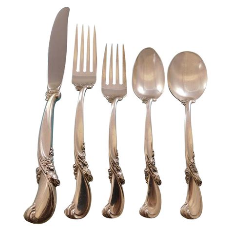 Shenandoah By Wallace Sterling Silver Flatware Set For 12 Service 60 Pieces For Sale At 1stdibs