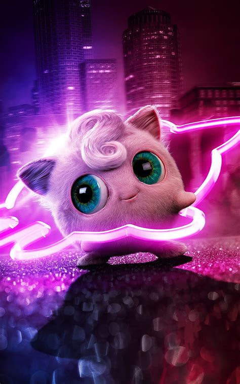 1600x2560 Pokemon Detective Pikachu Jigglypuff Cute Animation For