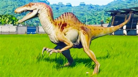 Spinosaurus Vs All Carnivores Jurassic World Evolution Youtube Otosection