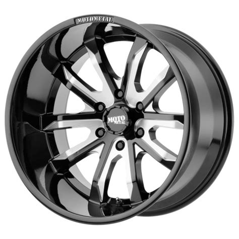 Moto Metal MO983 Dagger In Gloss Black Milled Wheel Specialists Inc