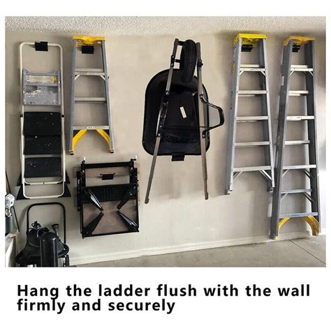 Heavy Duty Ladder Hanger Wall Mount Ladder Hooks For Ladder9560 EBay