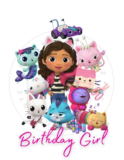 Gabby s Dollhouse Birthday Girl Solo archivo digital PNG Etsy México