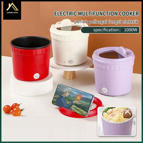 L Mini Electric Cooker Multi Function Electric Hot Pot Small Household Noodles Bowl Student