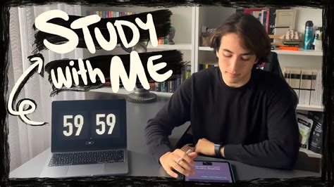 Hr Study With Me No Music No Ads With Timer Studywithme Youtube