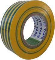 PVC Isolatie Tape Geel Groen 19 Mm X 10 Meter Teruplast