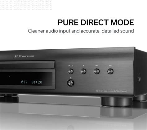 Denon DCD 600 NE CD Player With AL32 Processing Silver Buy Online In