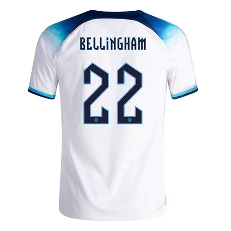 England Bellingham Home Jersey Authentic Goaljerseys