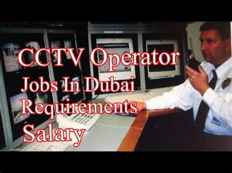 Jobs In Dubai CCTV Operator Jobs In Security Company 2017 YouTube