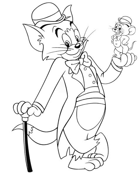 Dibujos De Tom Y Jerry Para Colorear Dibujos Para Colorear