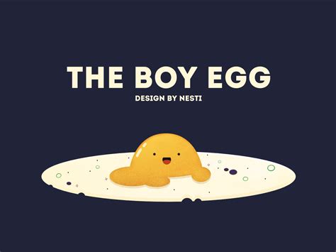 The Boy Egg by NESTI for Felic Art on Dribbble