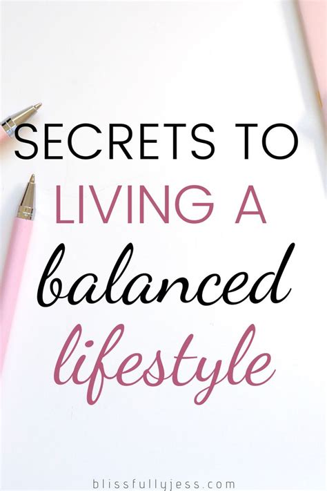 How To Create A Balanced Lifestyle Finding Balance In Life Balanced