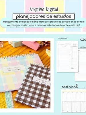 Arquivo Digital Kit Blocos Planejadores Floral Compre Produtos