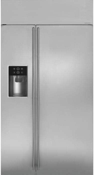 Monogram Ziss420dkss 42 Inch Built In Side By Side Refrigerator With