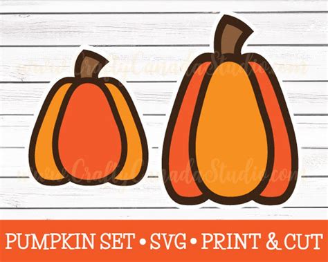 Pumpkin Set Svg Laser Cut Pumpkin Files Glowforge Pumpkin Xtool