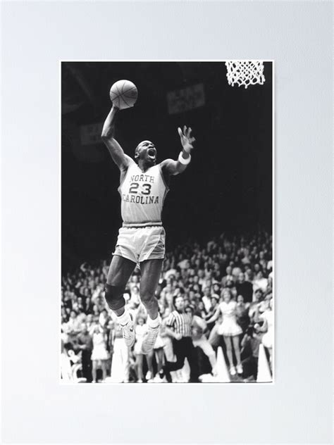 Michael Jordan North Carolina Poster For Sale By Jamesnelss Redbubble