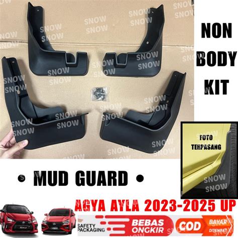 Jual Mud Guard Agya Ayla Up Karpet Lumpur Mudguard Non