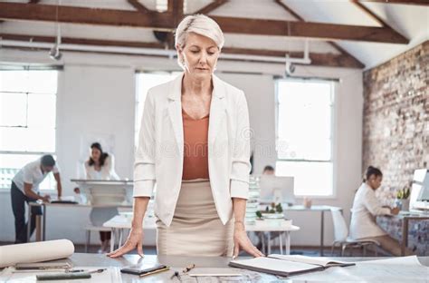 Architecture Manager Mature Woman And Designer Planning Building