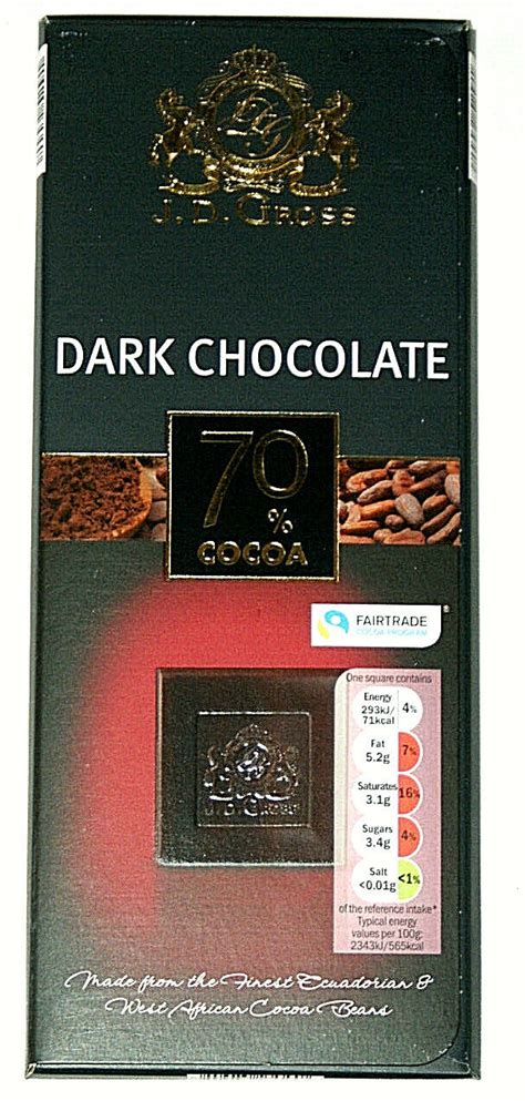 Jd Gross Ecuador Edelcacao Edelbitter 70 Is Halal Suitable Vegan