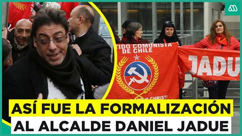 Caótica formalización de Daniel Jadue Se le imputan delitos de cohecho