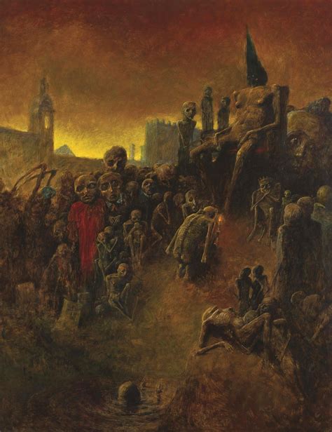 Polish Masters of Art on Twitter Zdzisław Beksiński Bez tytułu