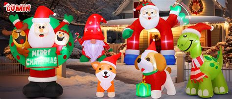 Amazon Comin Ft Christmas Inflatables Outdoor Decorations Blow