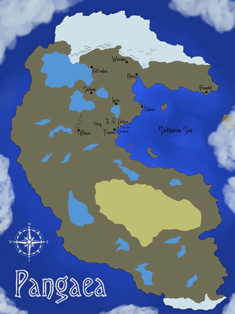 Pangaea Map