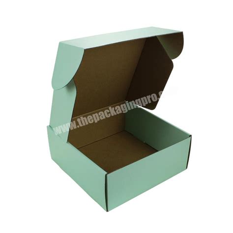 Custom Eco Friendly Color Printing Corrugated Carton Green Paper