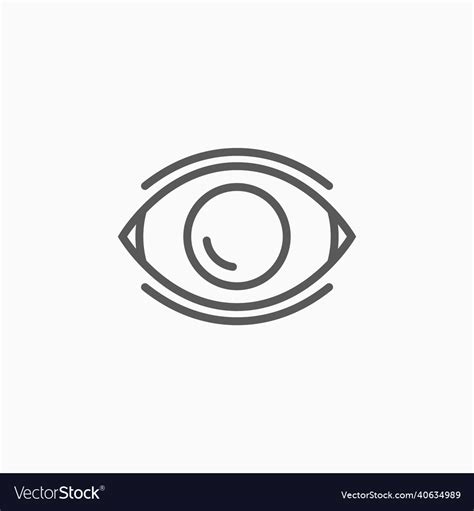 Eye Icon Royalty Free Vector Image Vectorstock