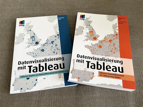 Tableau Buch Bestseller Datenvisualisierung mit Tableau verfügbar