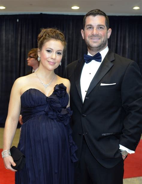 Alyssa Milano and David Bugliari at the White House Correspondents ...