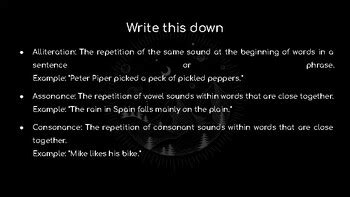 Alliteration, Assonance & Consonance - "The Bells" by Edgar Allan Poe