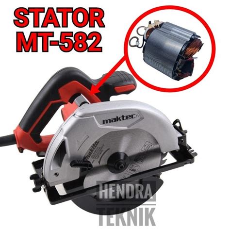 Jual STATOR CIRCULAR SAW MAKTEC MT582 SPAREPART RUMAH ANGKER SERKEL MT