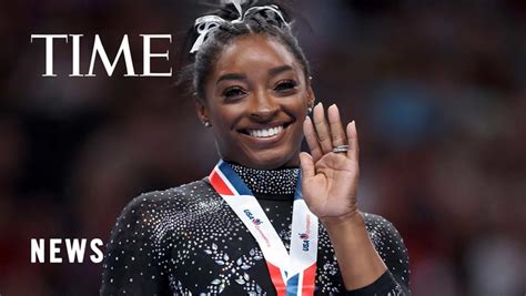 Simone Biles Wins Record 8th U S Gymnastics Title Video Dailymotion