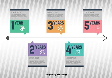 Milestone Infographic Vector 104931 Vector Art at Vecteezy