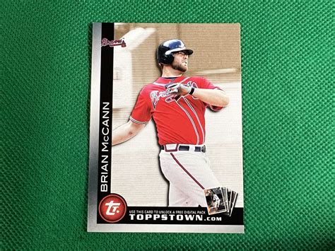 2010 Topps Topps Town Gold TTT11 Brian McCann Atlanta Braves EBay