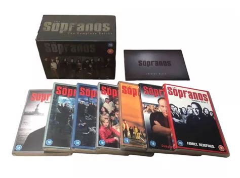 The Sopranos The Complete Series 1 6 Dvd Box Set 28 Discs Pal Cert 18