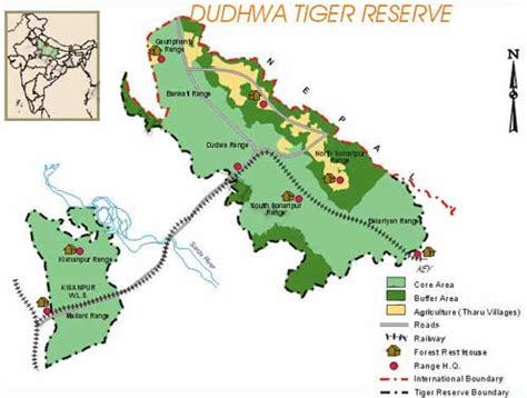 Dudhwa National Park Uttar Pradesh India - Dudhwa Tiger Reserve