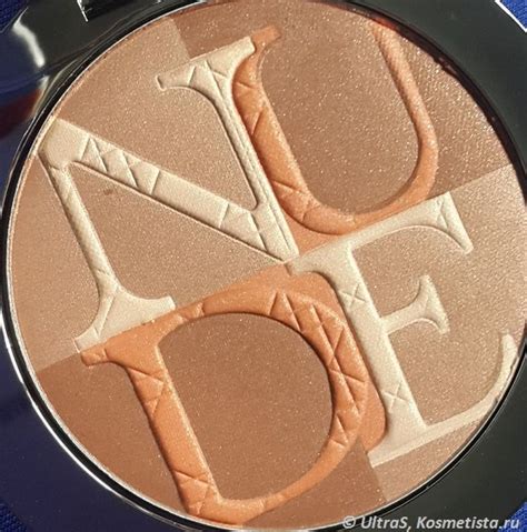 Dior Nude Shimmer Instant Illuminating Powder With Kabuki Brush