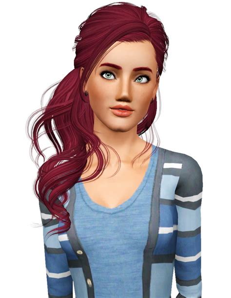 Newseas Desperate Hairstyle Retextured By Pocket Sims 3 Hairs