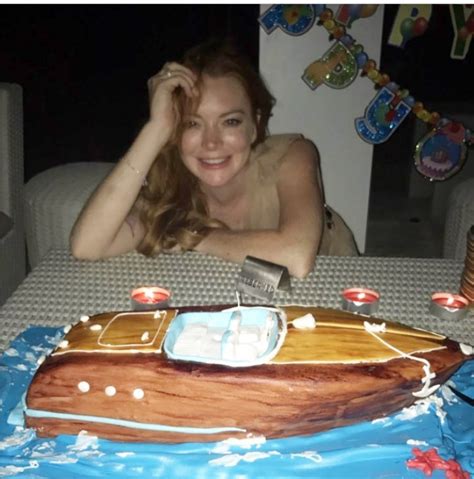 Lindsay Lohan Naked Birthday Cake Of The Day DrunkenStepFather