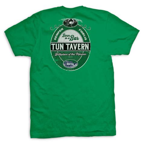 Tun Tavern Label St Paddys Edition T Shirt Leatherneck4life Usmc