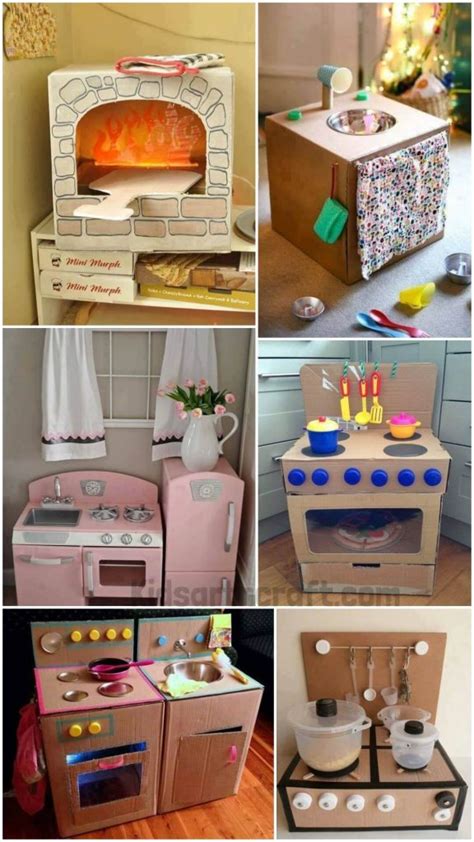 Cardboard Kitchen Craft Ideas For Kids Kids Art And Craft