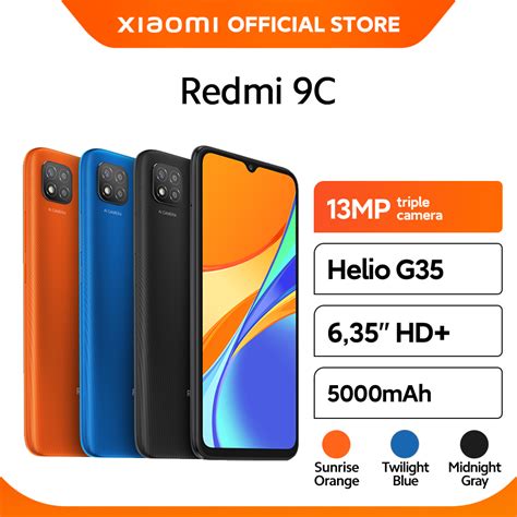 Promo Xiaomi Official Redmi 9c 464gb Dotdrop 653 Hd Baterai