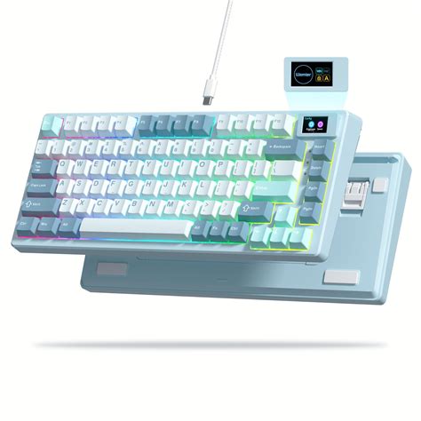 Buy WomierSK Keyboard With Color Multimedia Display Mechanical Gaming Keyboard Hot
